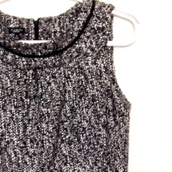 TALBOTS-Textured Wool Blend Jumper Dress - Picture 4 of 10